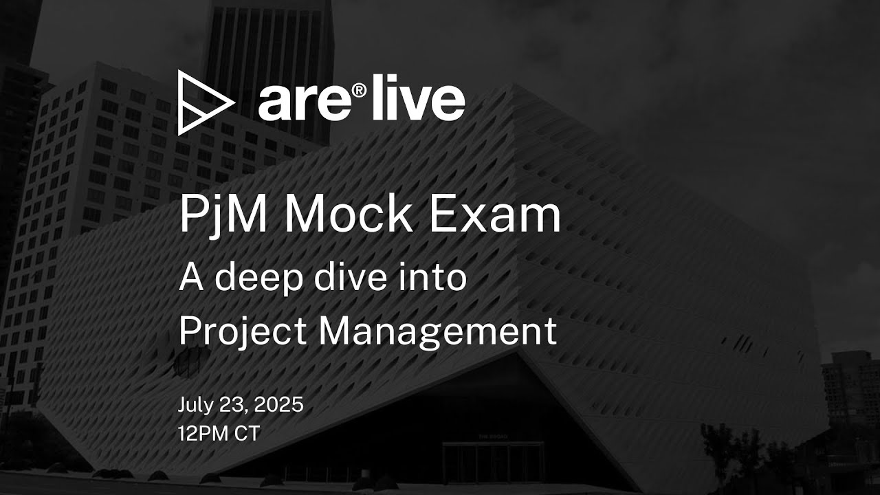 ARE Live: Project Management Mock Exam | ARE 5.0 PjM Exam 2025