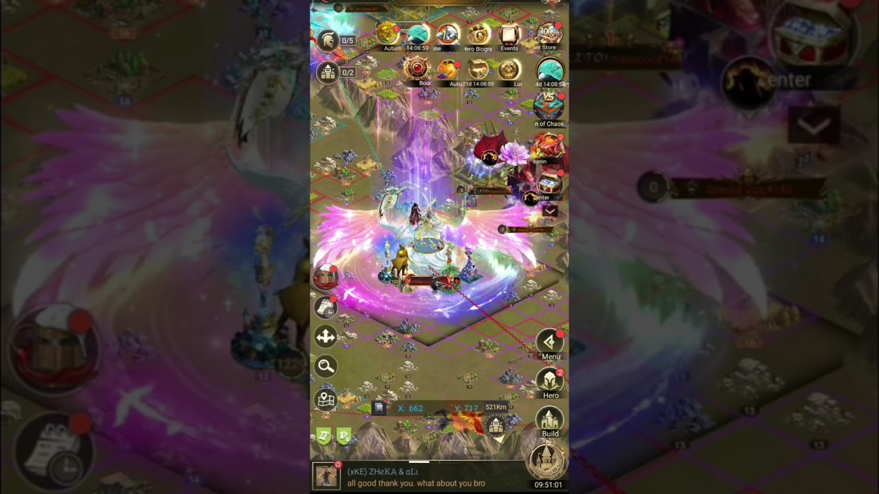 Rise of Castles | X21 Eden:Bounty | Map 900051 | Gemini GodSpeed Vs Rakan, Bump | Godspeed burnt 🔥