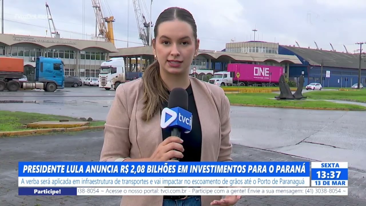 PRESIDENTE LULA ANUNCIA R$ 2,08 BILHÕES EM INVESTIMENTOS PARA O PARANÁ