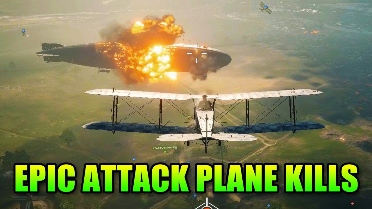 Battlefield 1 Attack Plane Bombardment | BF1 Squad Up Gameplay