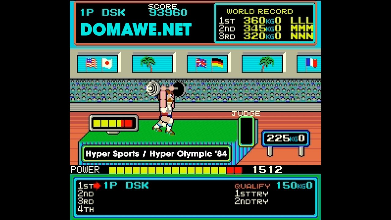 [60fps] Hyper Sports / Hyper Olympic '84 / 하이퍼 스포츠 / 하이퍼 올림픽 '84