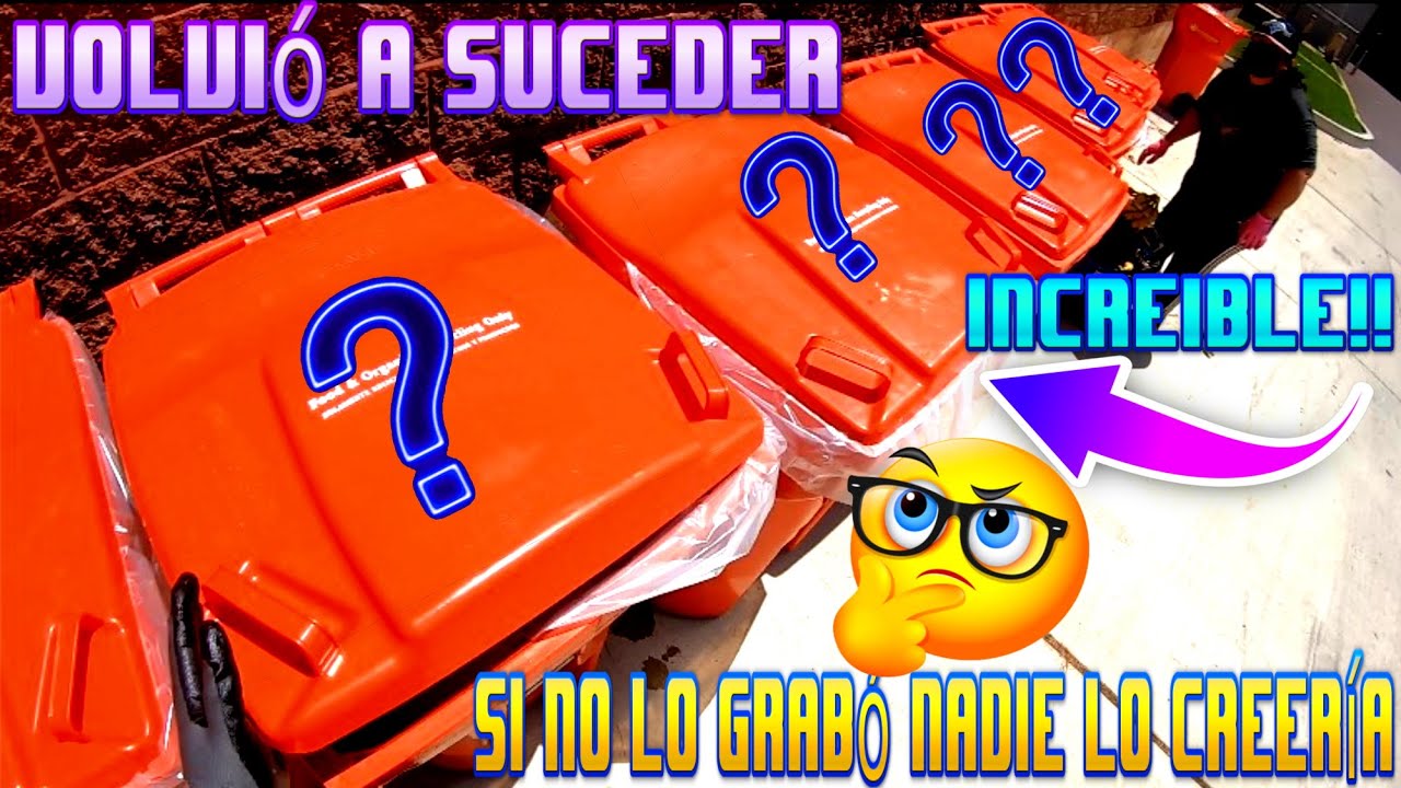 🛑DUMPSTER DIVING Volvió a suceder… Si no lo grabó nadie lo creería😱#dumpsterdiving #recycle