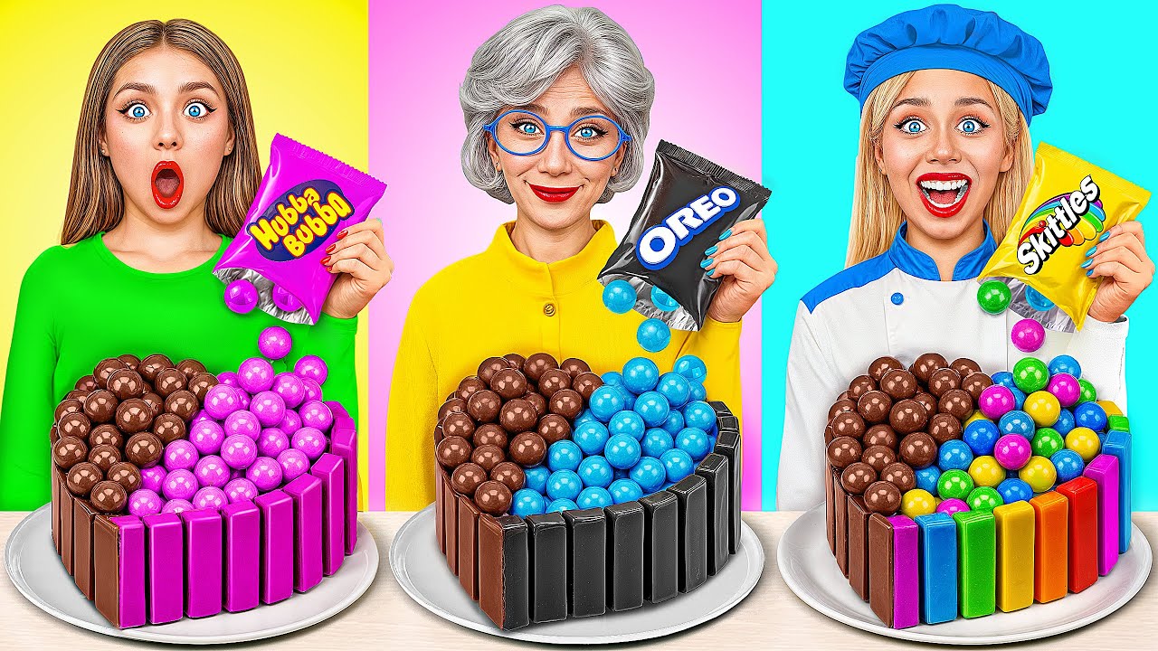 Кулинарный Челлендж: Я против Бабушки | Сумасшедший Челлендж от Candy DO