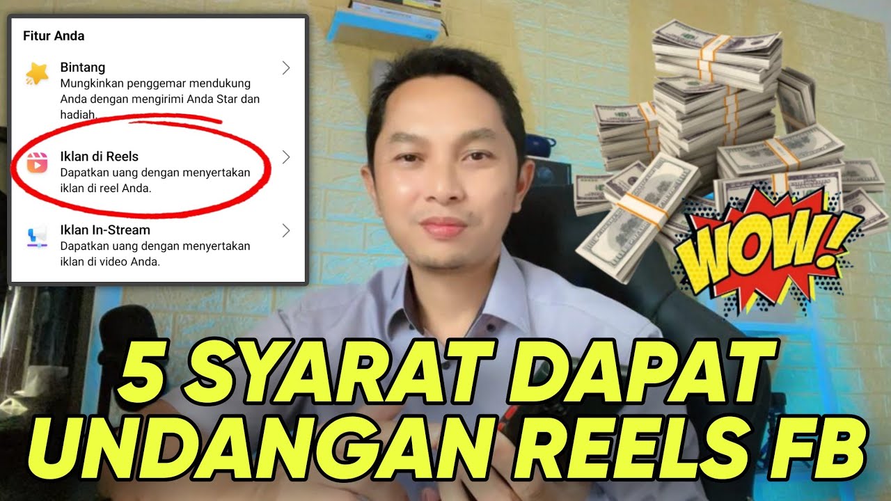 5 Syarat dapat Uang dari Reels Facebook 2024 | ini cara Cepatnya