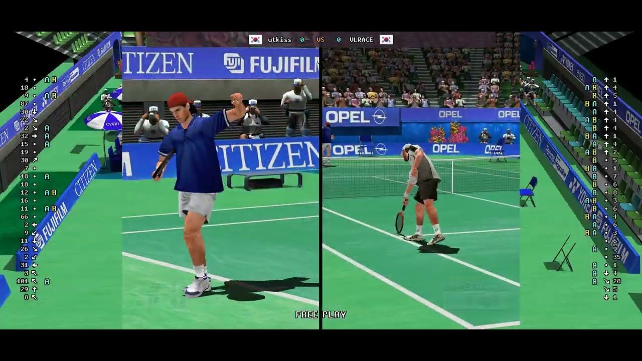 Virtua Tennis 2 - 🇰🇷 utkiss vs 🇰🇷 VLRACE | Fightcade (2026-03-10 02:02 UTC)