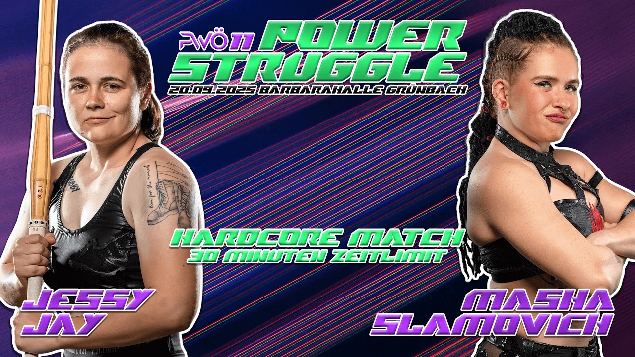 JCW WORLD CHAMPIONSHIP: Masha Slamovich vs. Jessy Jay | PWÖ Chapter 11: Power Struggle 20.09.2025