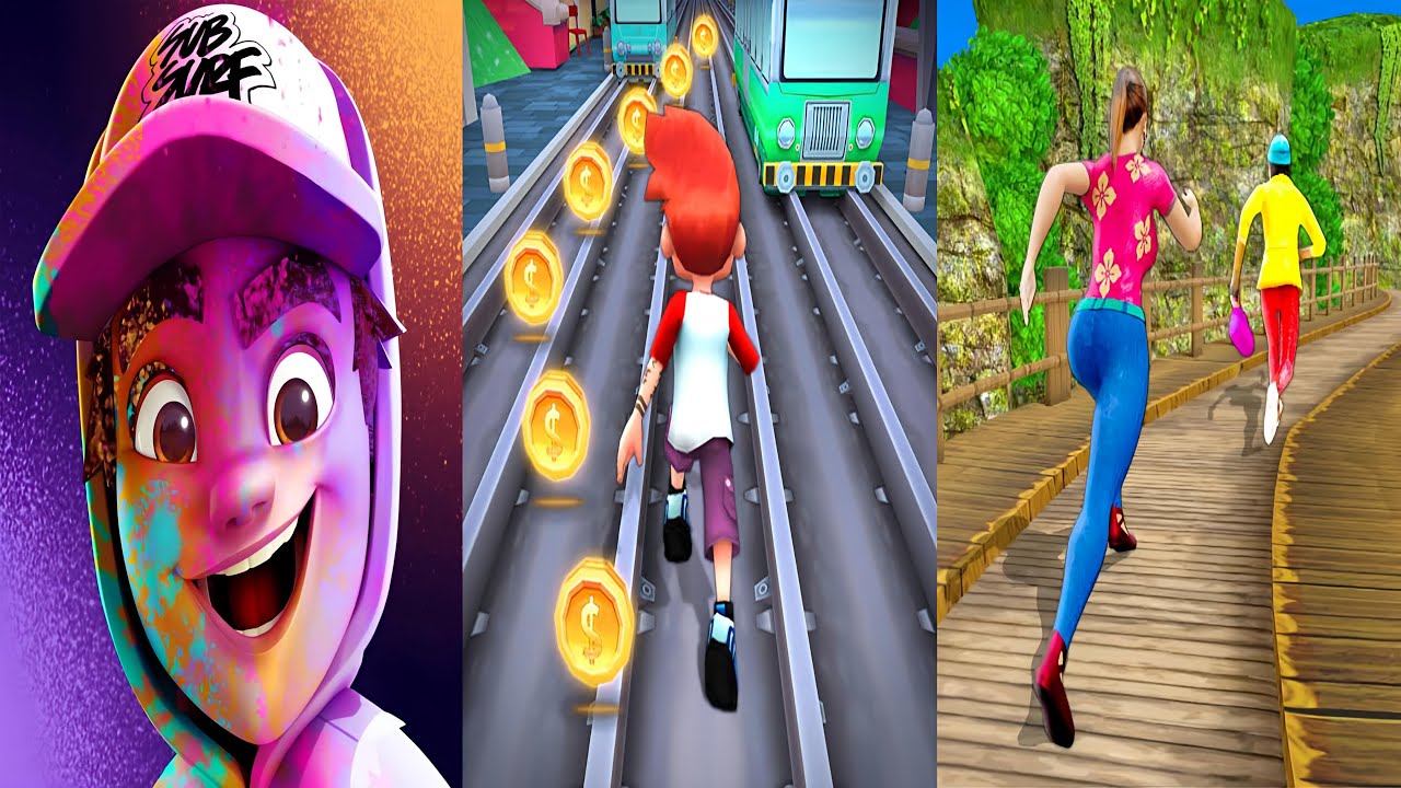 Subway Surfers City 🆚 Street Chaser 🆚 Subway Bus Rush Run