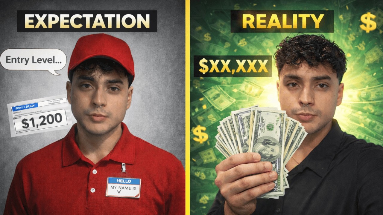 How Much I Made At An Entry Level Job