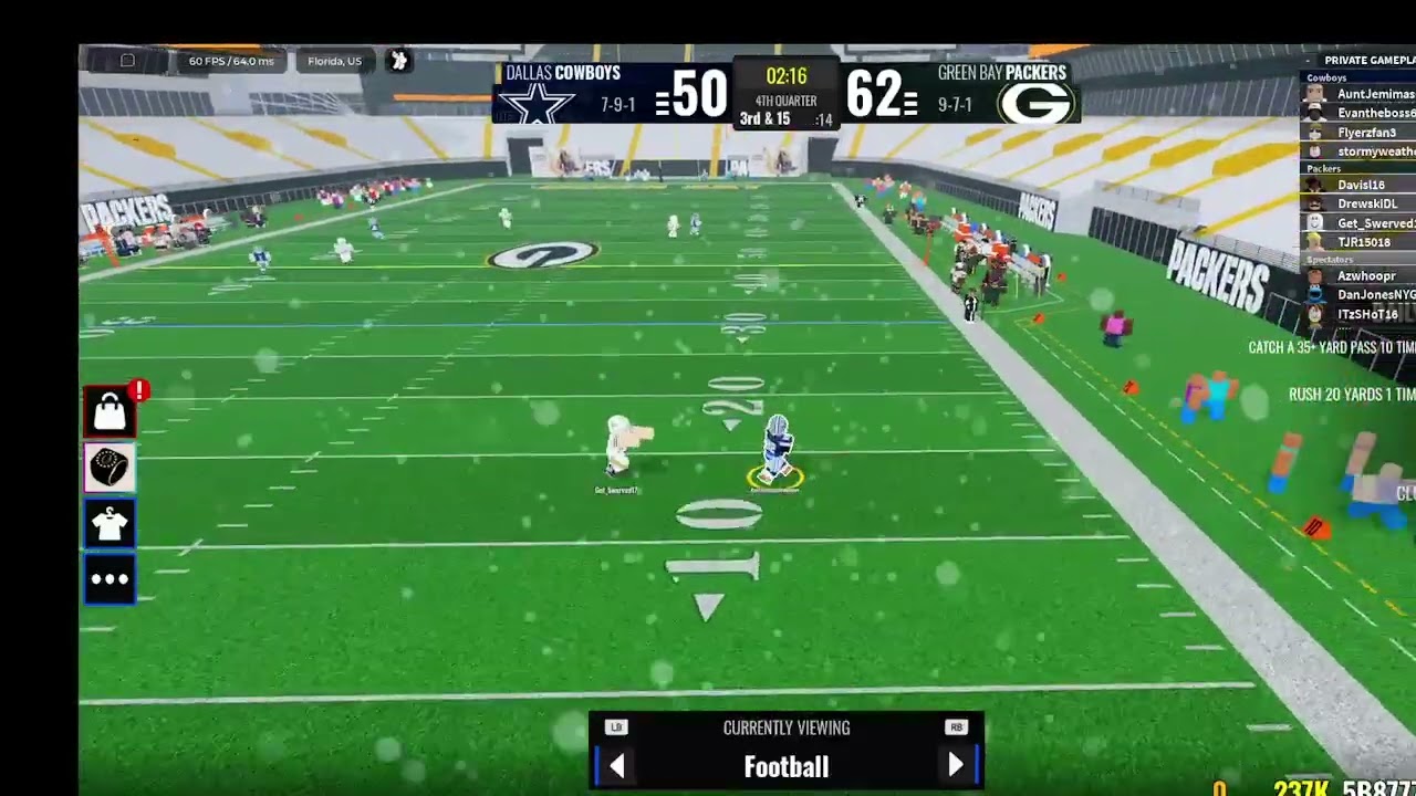 UF League Playoffs R1: Cowboys vs Packers Part 2