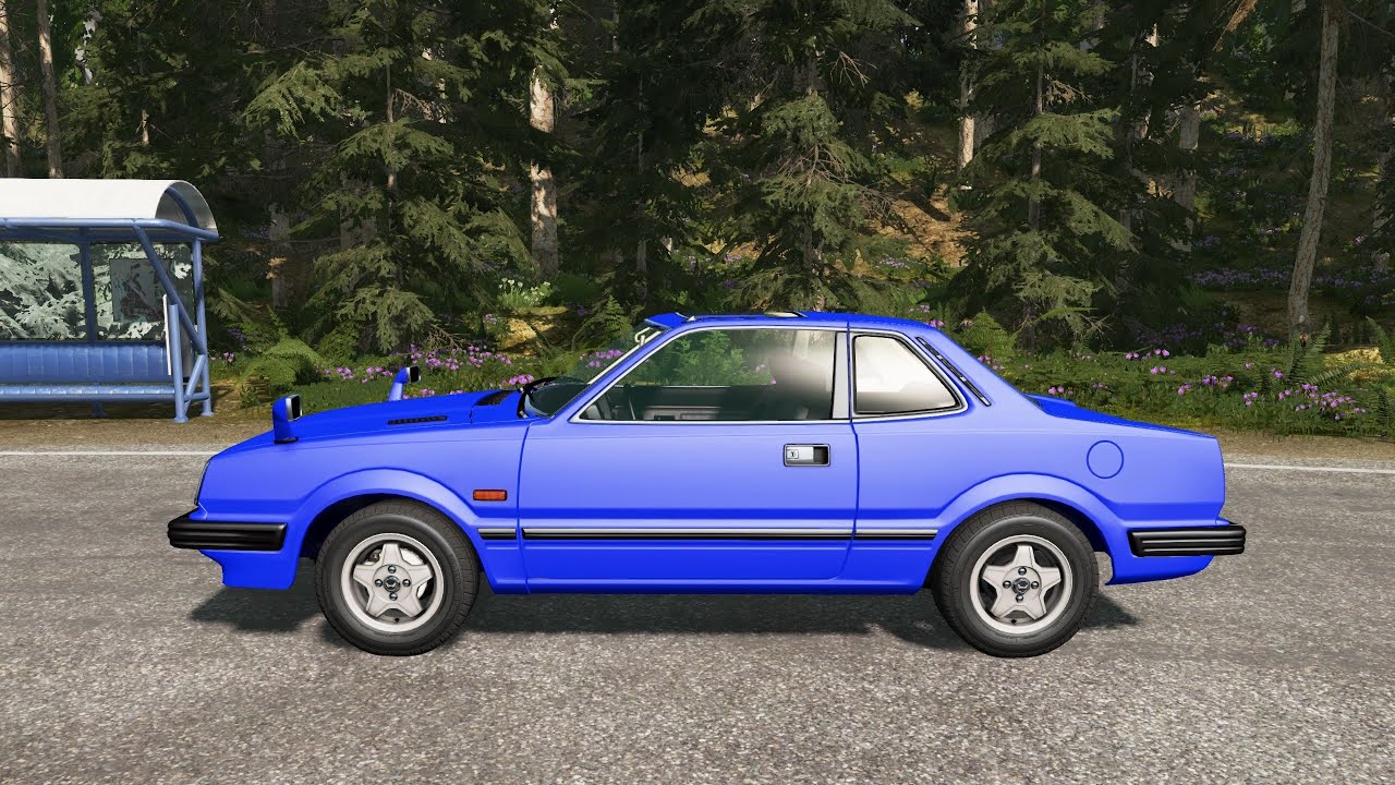 BeamNG.drive - Honda Prelude 1978 - Car Show Test Drive Crash . 4K 60fps.