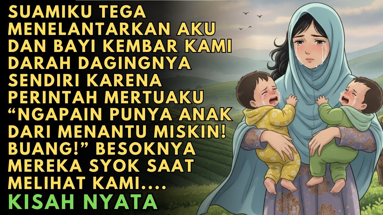 SUAMI TEGA TELANTARKAN ISTRI DAN BAYI KEMBAR DARAH DAGINGNYA SENDIRI, PERINTAH MERTUA - KISAH NYATA