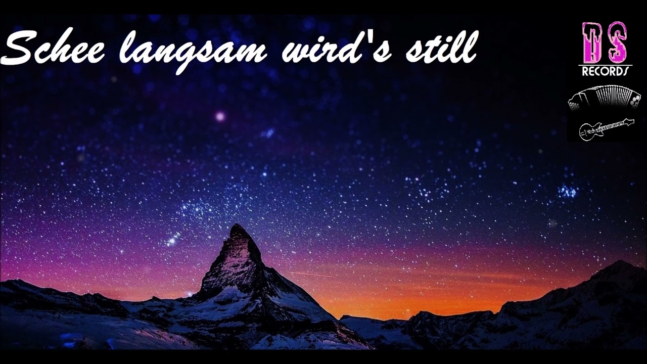 Schee langsam wird's still