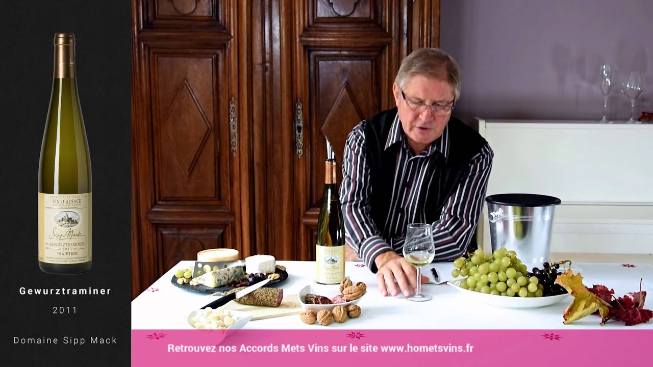 Gewurztraminer 2011 Vin du Domaine Sipp Mack Dégustation par le Sommelier Alain Rosier