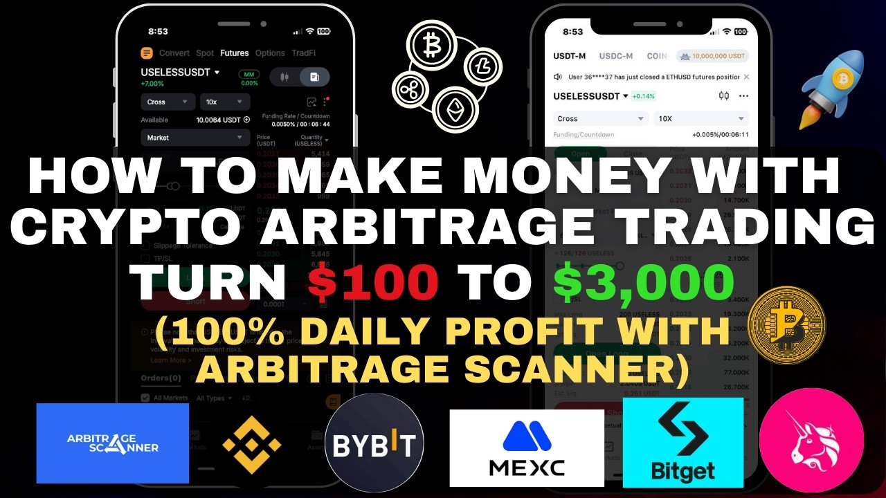 How To Make Money With Crypto Arbitrage Trading (100% Daily Profit with Arbitrage Scanner)
