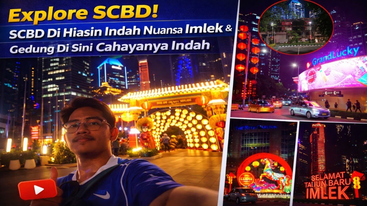 Explore SCBD! SCBD Di Hiasin Indah Nuansa Imlek & Gedung Di Sini Cahayanya Indah