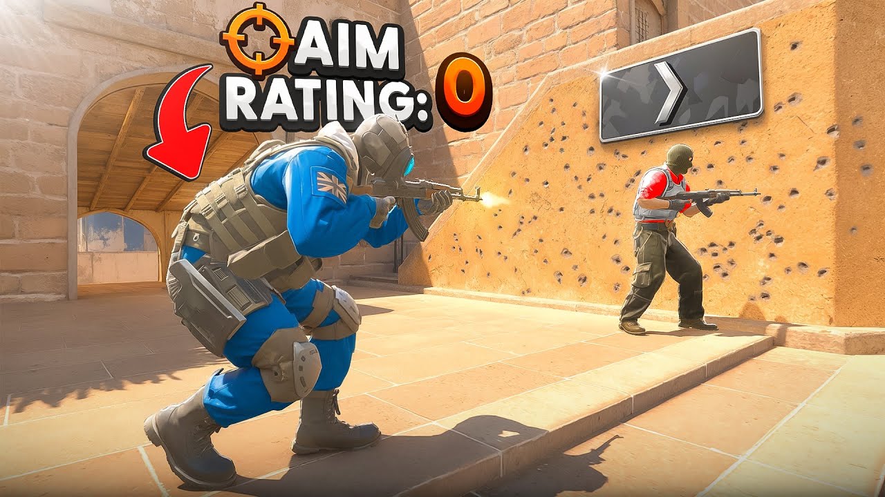 I Spectated The Player With THE LOWEST Aim Rating...