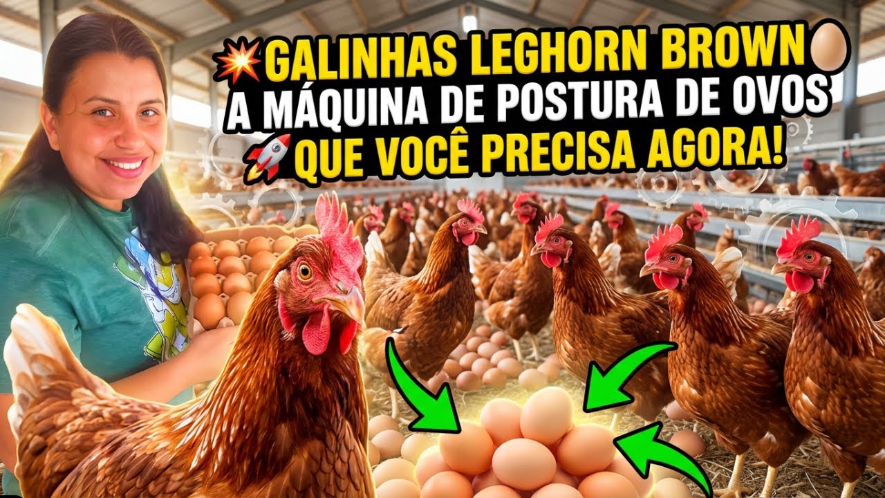Galinhas Leghorn A máquina de postura de ovos que você precisa agora