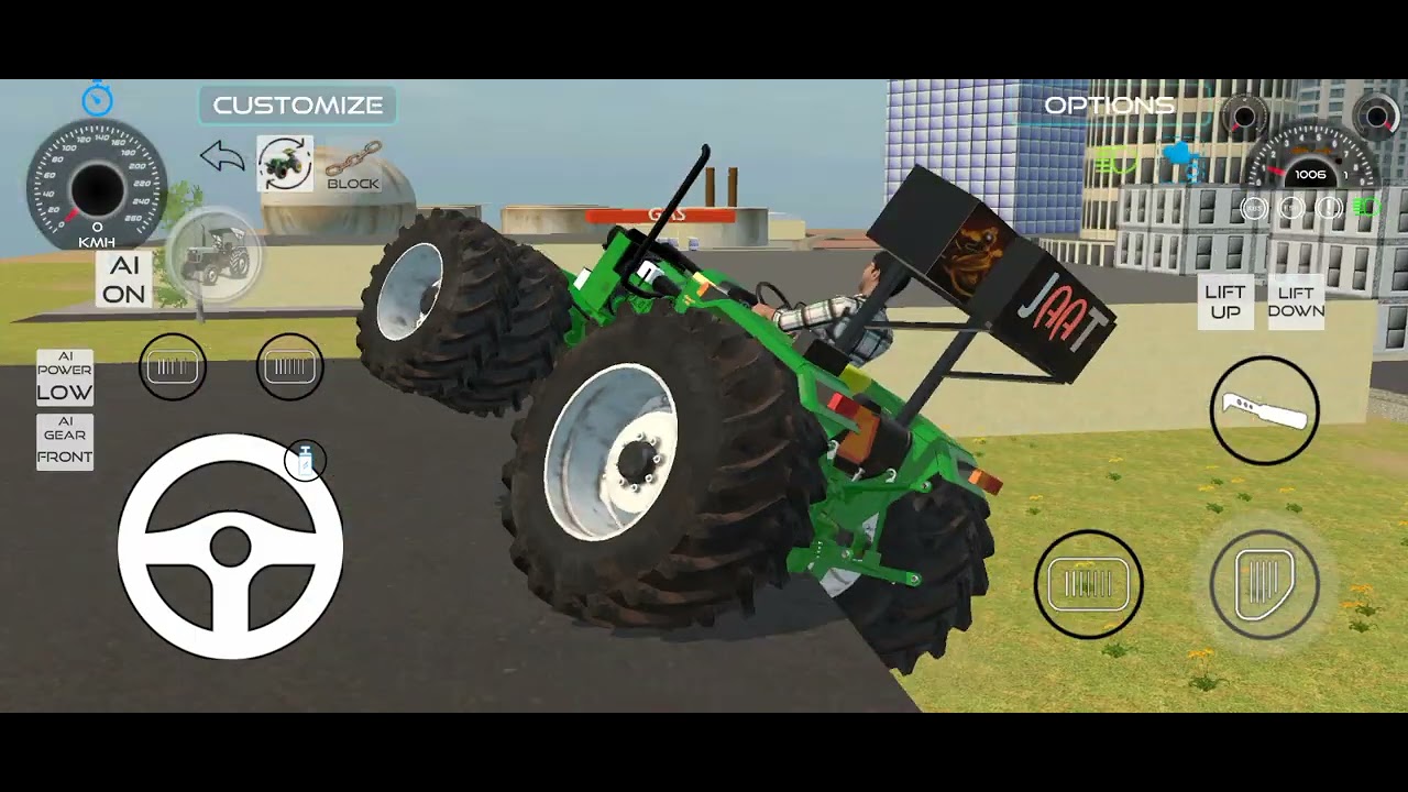 John Deere 5075E Bhayankar Look Tractor Trolley Game Video 🔥 #srgamingking 