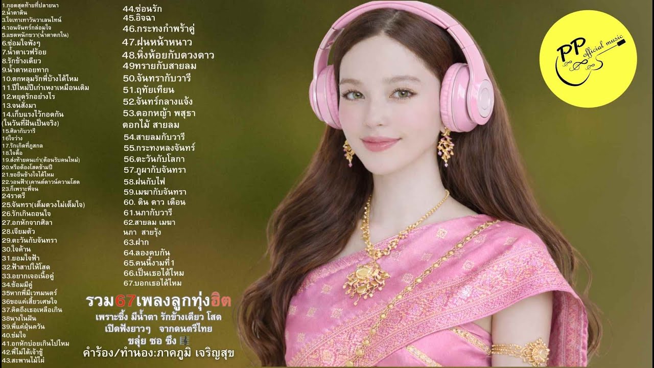 #67เพลงรัก#เพลงลูกทุ่งเศร้า#รักข้างเดียว#คนโสด#แอบรัก#มีน้ำตา#ฟังยาวๆ#ขลุ่ยซอซึง#ppofficialmusic