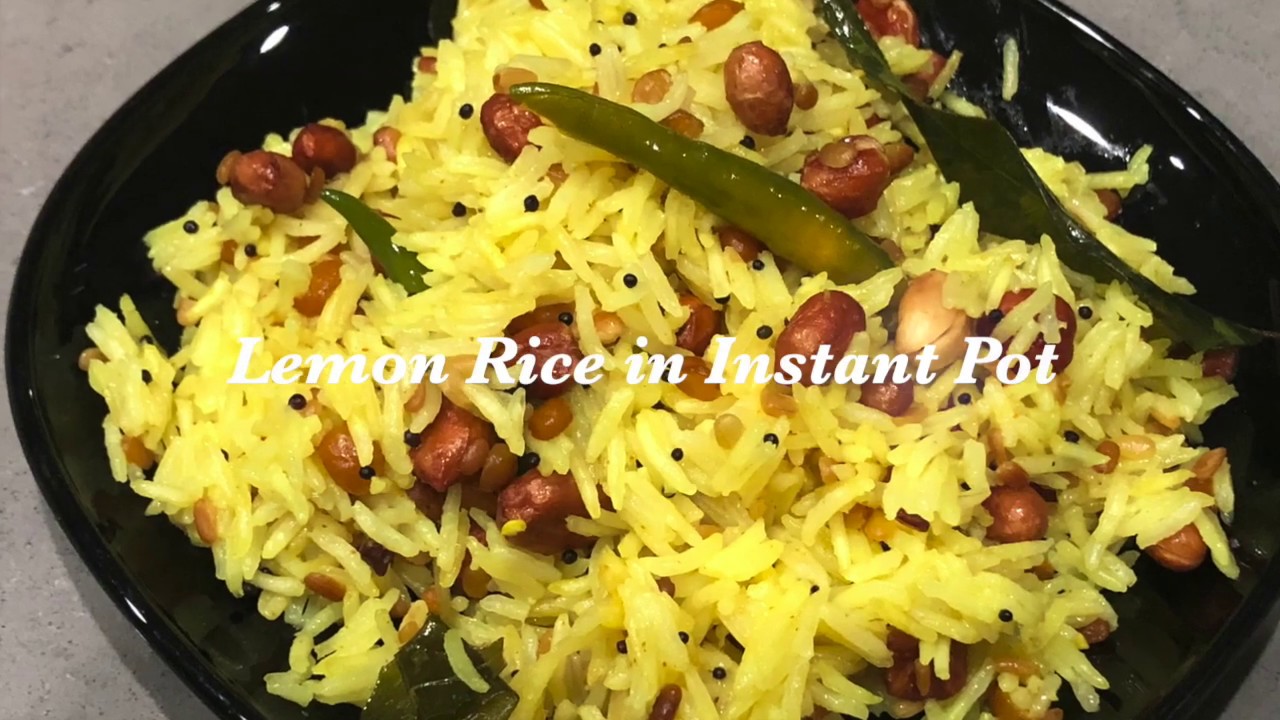 Lemon Rice in Instant Pot | # 136