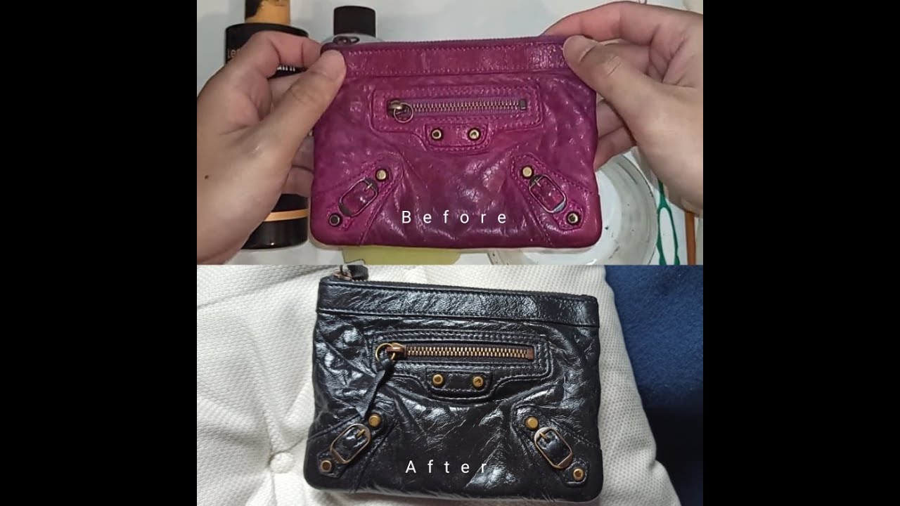 【包包染色教學】我把 Balenciaga 包包變色了! 像得到一個全新包包一樣