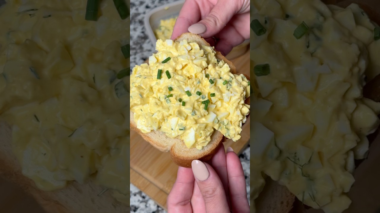 This is the BEST Egg Salad you&rsquo;ll ever try! #recipe #eggsalad #themasters