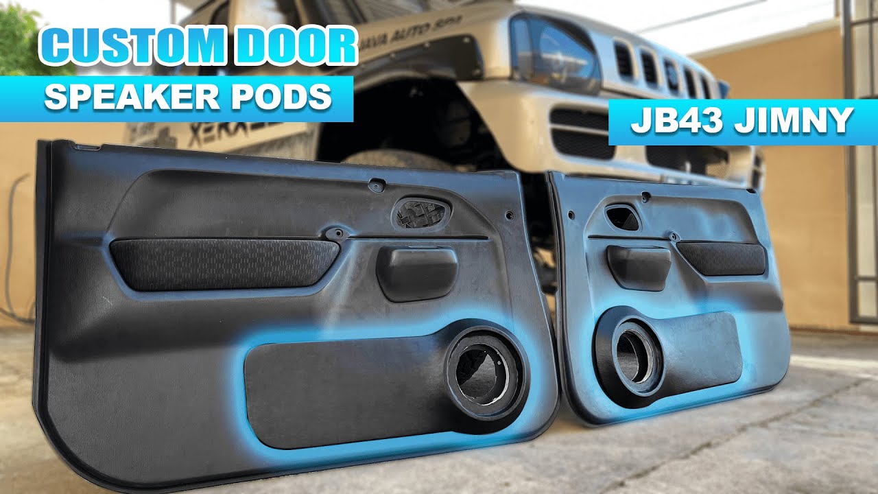 Custom Speaker Pods for Suzuki Jimny