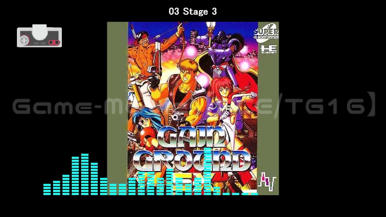 (PCE/TG16)ゲイングランドSX/Gain Ground SX-Soundtrack