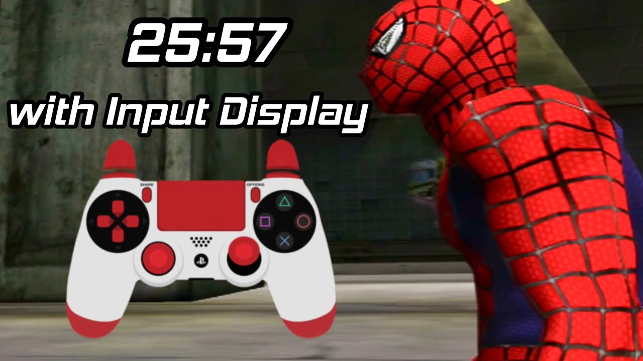 Человек-паук (2002) — Любой % (ПК) Скоростной забег (25:57) с дисплеем ввода