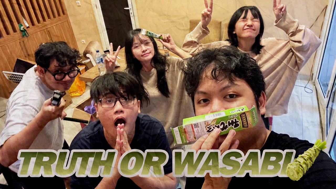 KALAU GK BISA JAWAB HARUS MAKAN WASABI