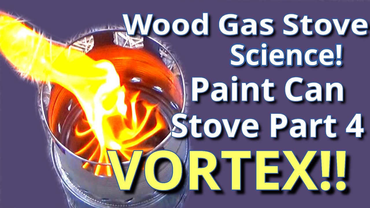 Paint Can Wood Gas Stove Optimization! Wood Gas Stove Science| Making a good stove GREAT! Part 4!