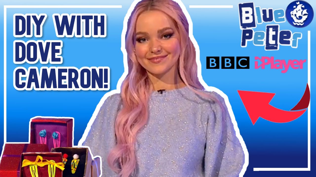 DOVE CAMERON - HOW TO MAKE A HAIR CLIP | BLUE PETER