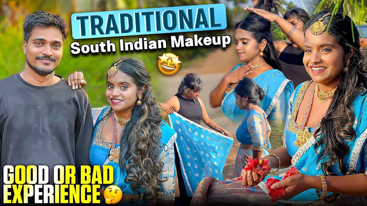 First Time South Indian Makeup😍Mangalore|Rakshita Tulu Talks #rakshita #tulunad #tulucomedy #tulu