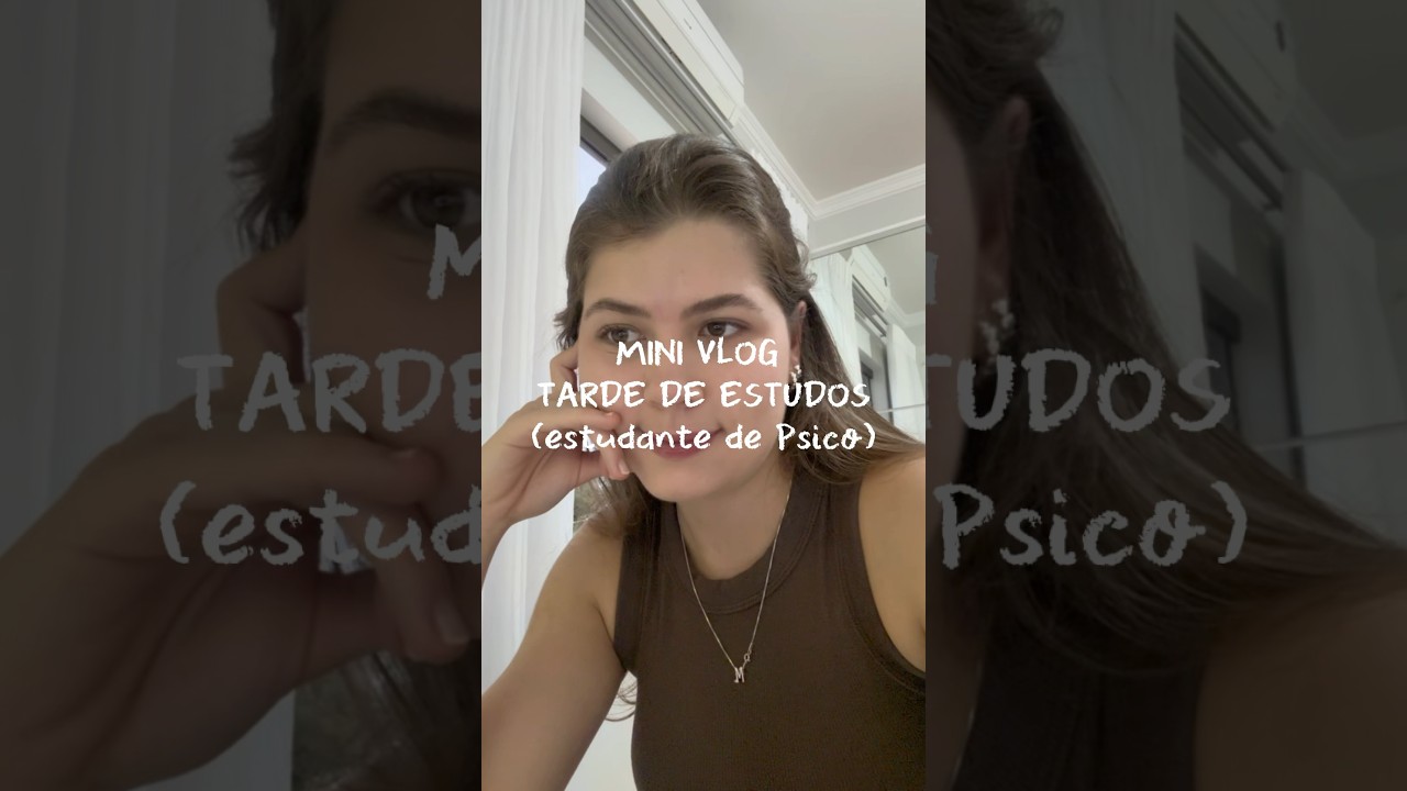 Vlog de estudos - Psicologia #psicologia #estudos #study #studywithme #psi
