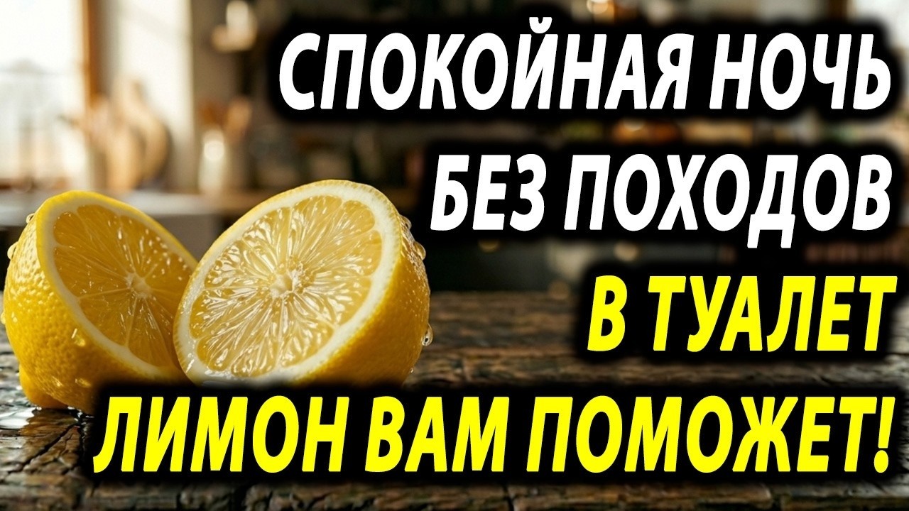 Ночные походы в туалет ИСЧЕЗНУТ! Сделайте это простое действие за 2 часа до сна