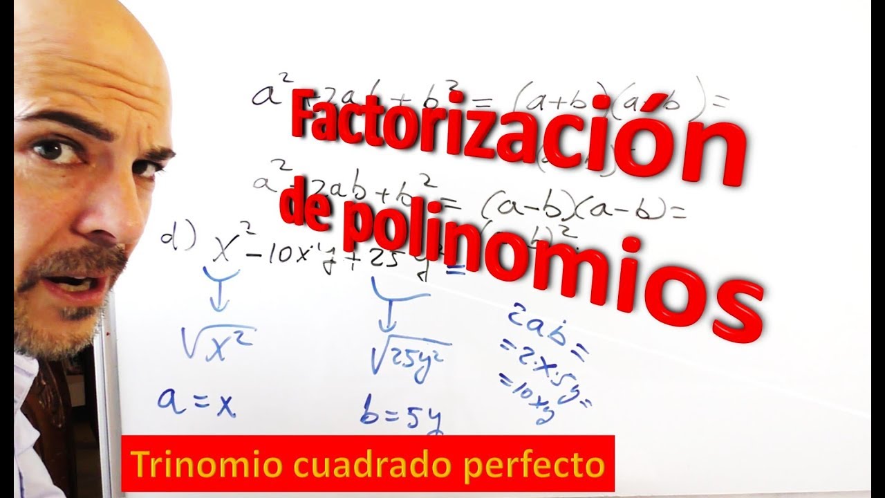 🔴 FACTORIZACIÓN DE POLINOMIOS. FACTORIZAR TRINOMIO CUADRADO PERFECTO