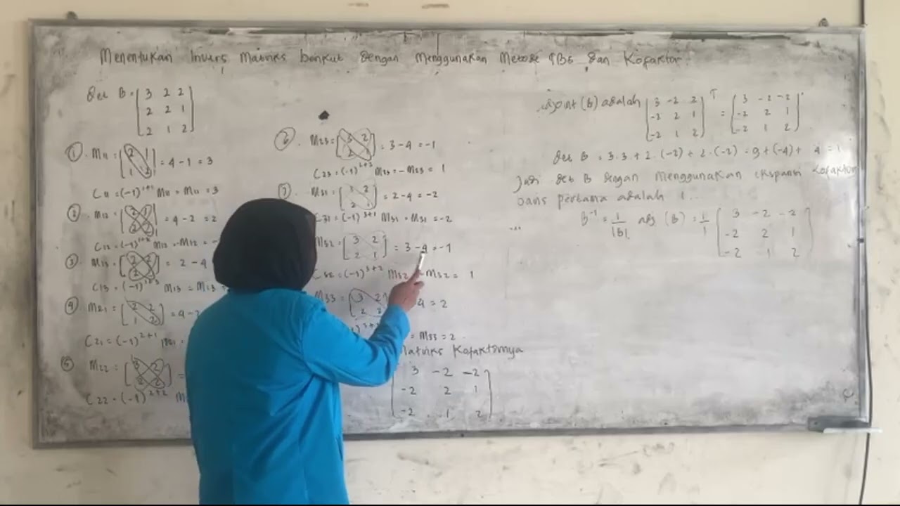 Nur Azizah (12518005) Program Studi Tadris Matematika (UAS) Aljabar Linear Elementer IAIN Pontianak
