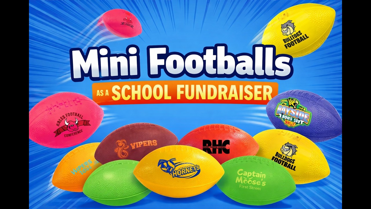 Mini Footballs School Fundraiser