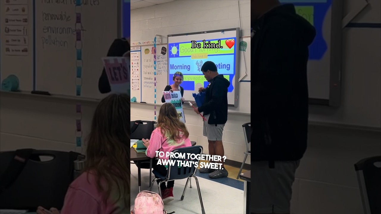 This high school girl asked a boy in special ed class to prom ❤️
