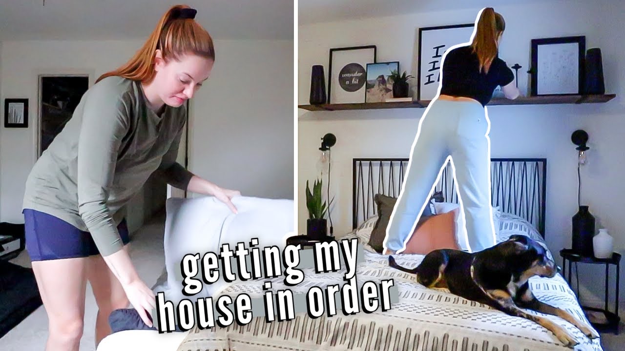 *finally* cleaning up after having guests for thanksgiving 😂 // vlogmas day 19