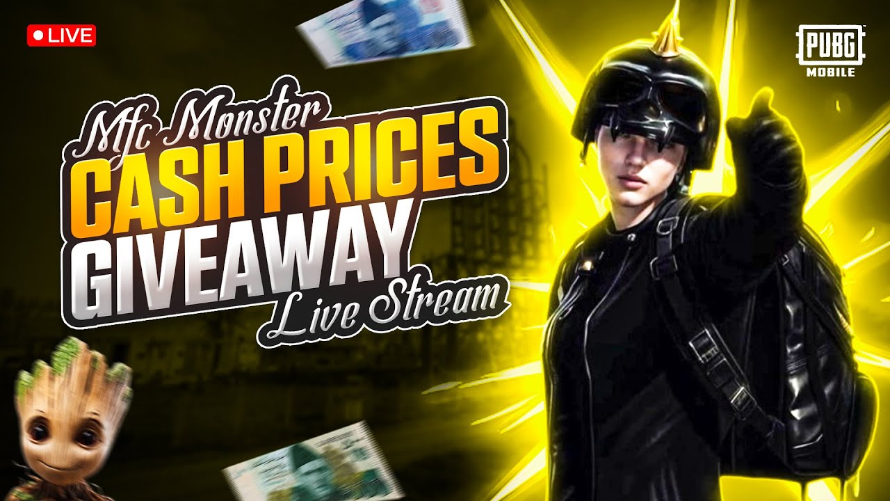 🔴💲UC & CASH Giveaway⚡ | Custom Rooms PUBG Mobile 😎 - New Update Live Stream | MFC MONSTER