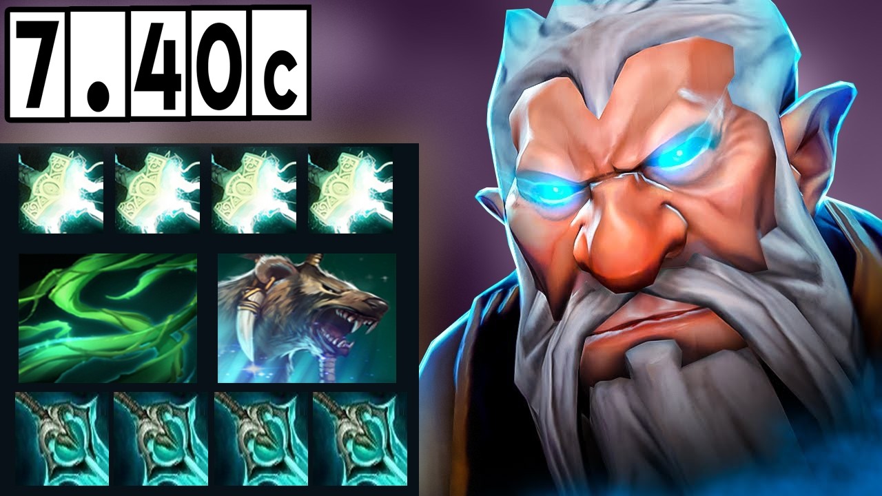 Lone Druid - On Hard Line! [Full Match Gameplay Dota 2] 7.40c
