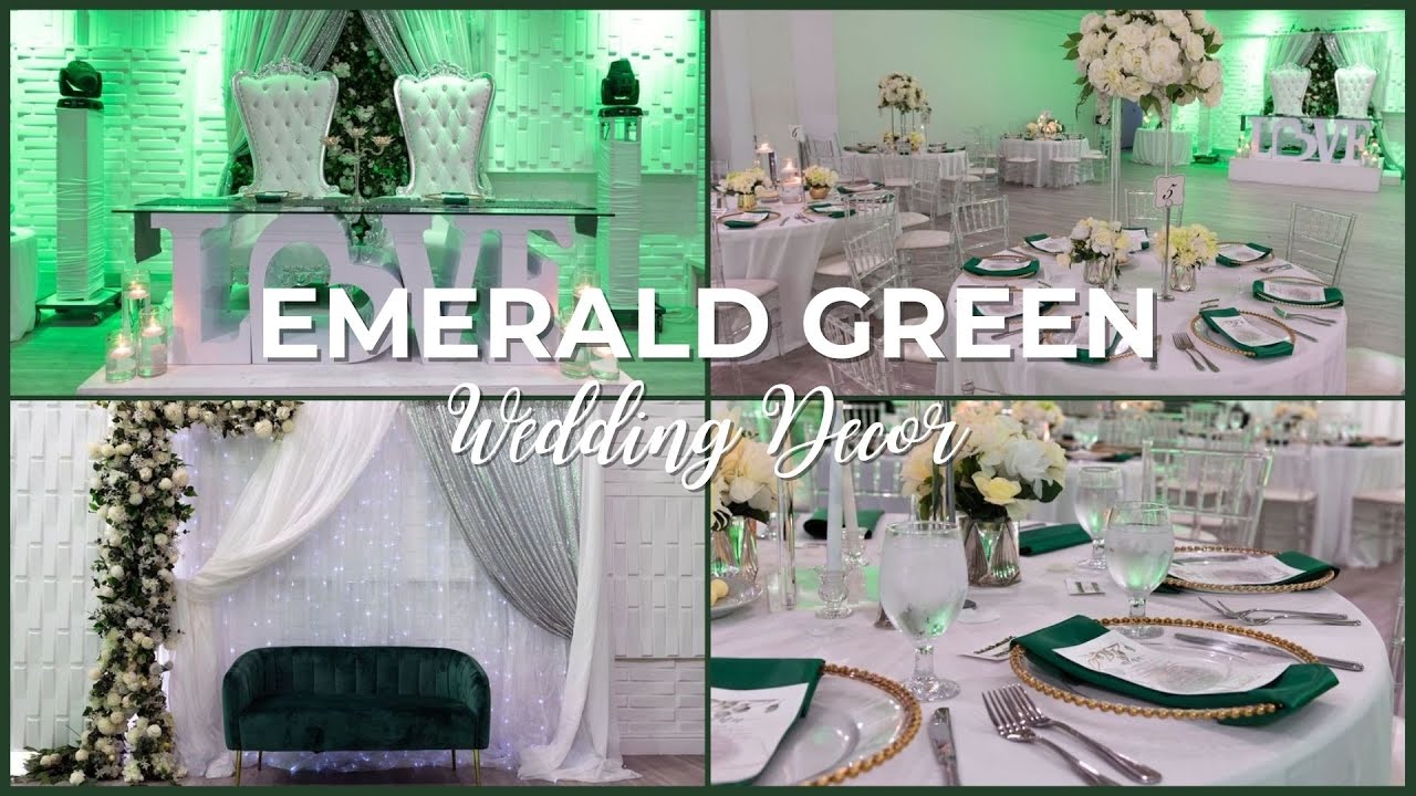 Stunning Emerald Green Wedding Theme | Winnet Luxury Decor