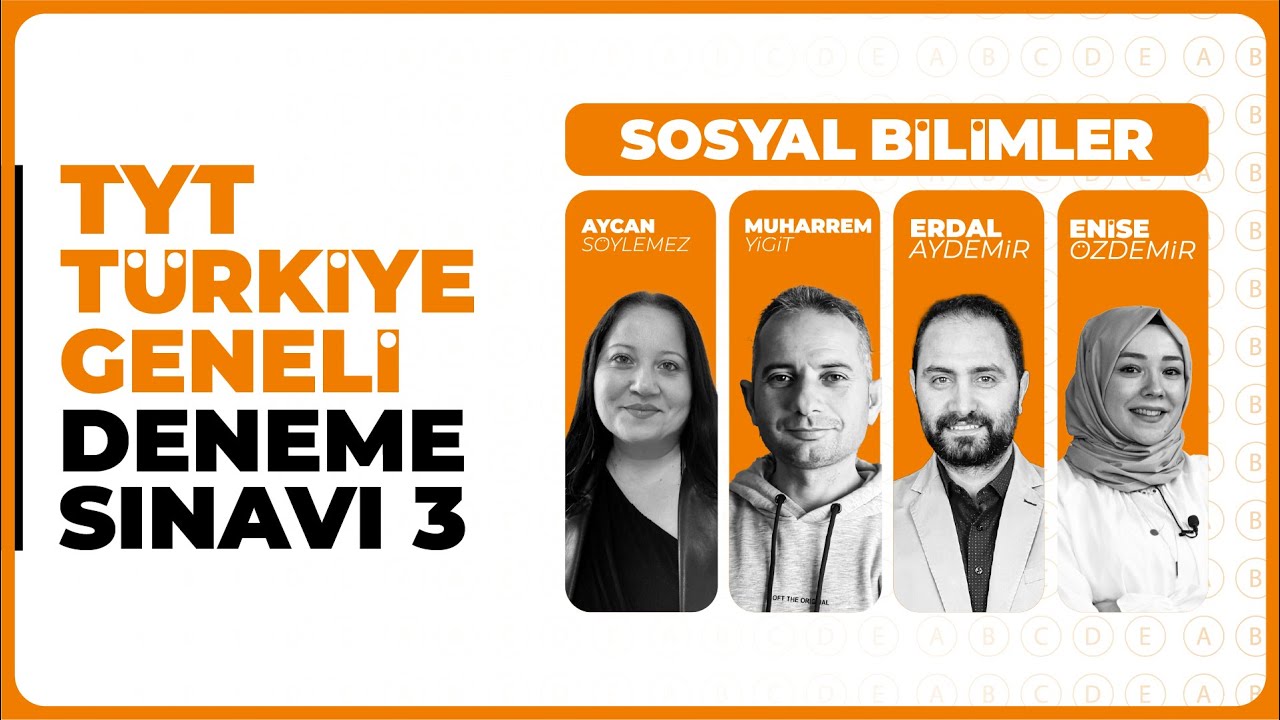 3D Türkiye Geneli Deneme Sınavı 3 - TYT - Sosyal Bilimler Soru Çözümleri