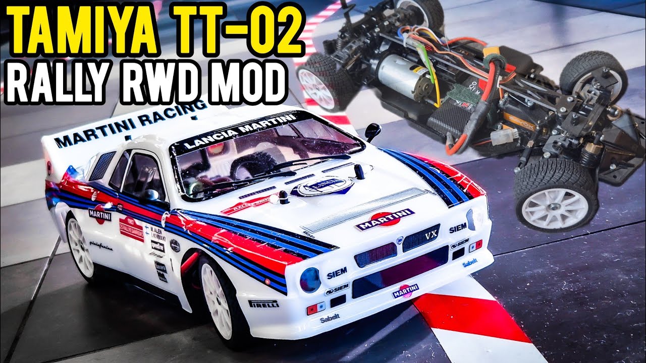 TAMIYA TT-02 Amazing RWD Conversion | Rally Spec