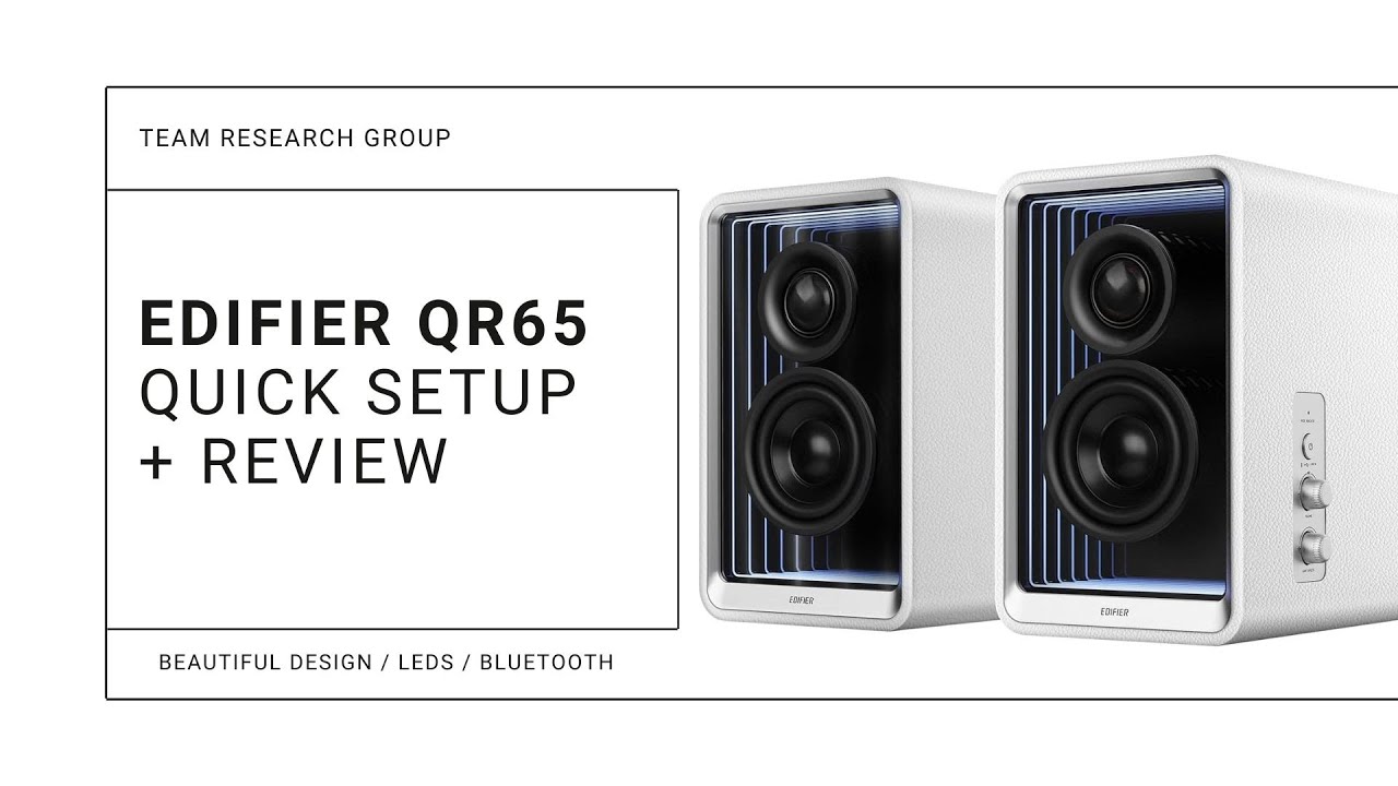 The Most Beautiful Desktop Speakers? Edifier QR65 Review 💡