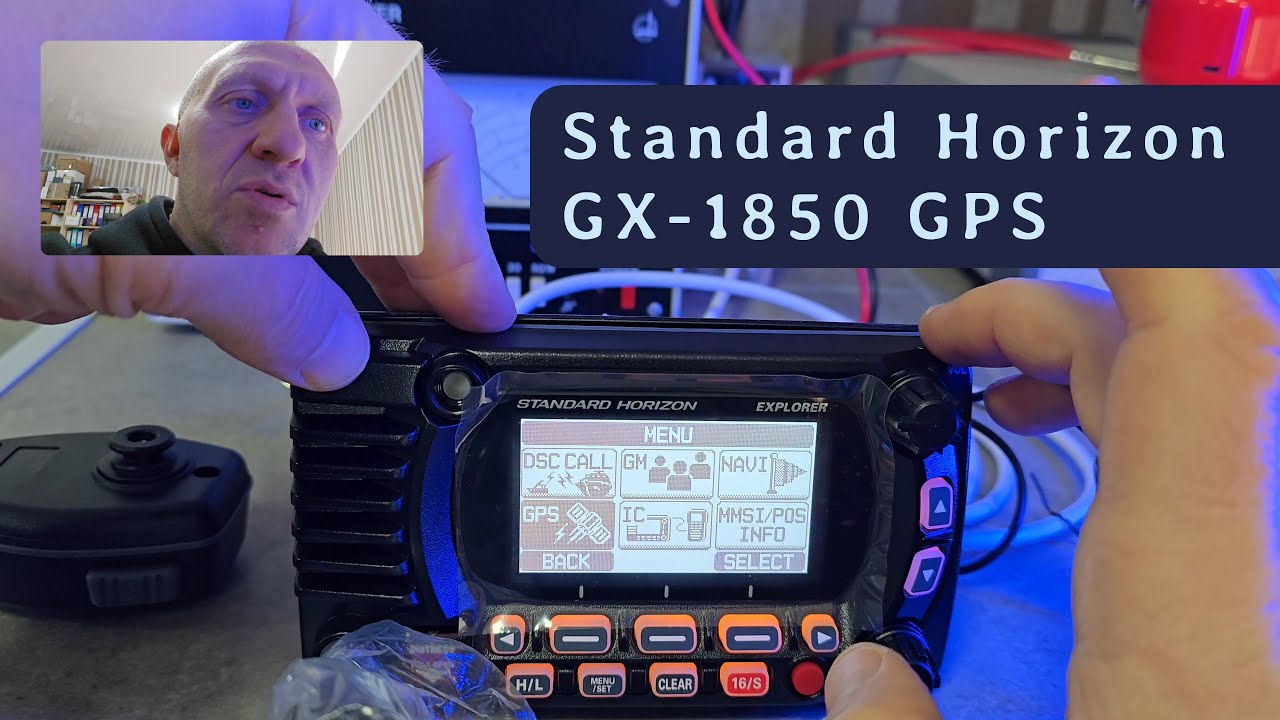 Standard Horizon GX-1850GPS. Морская радиостанция