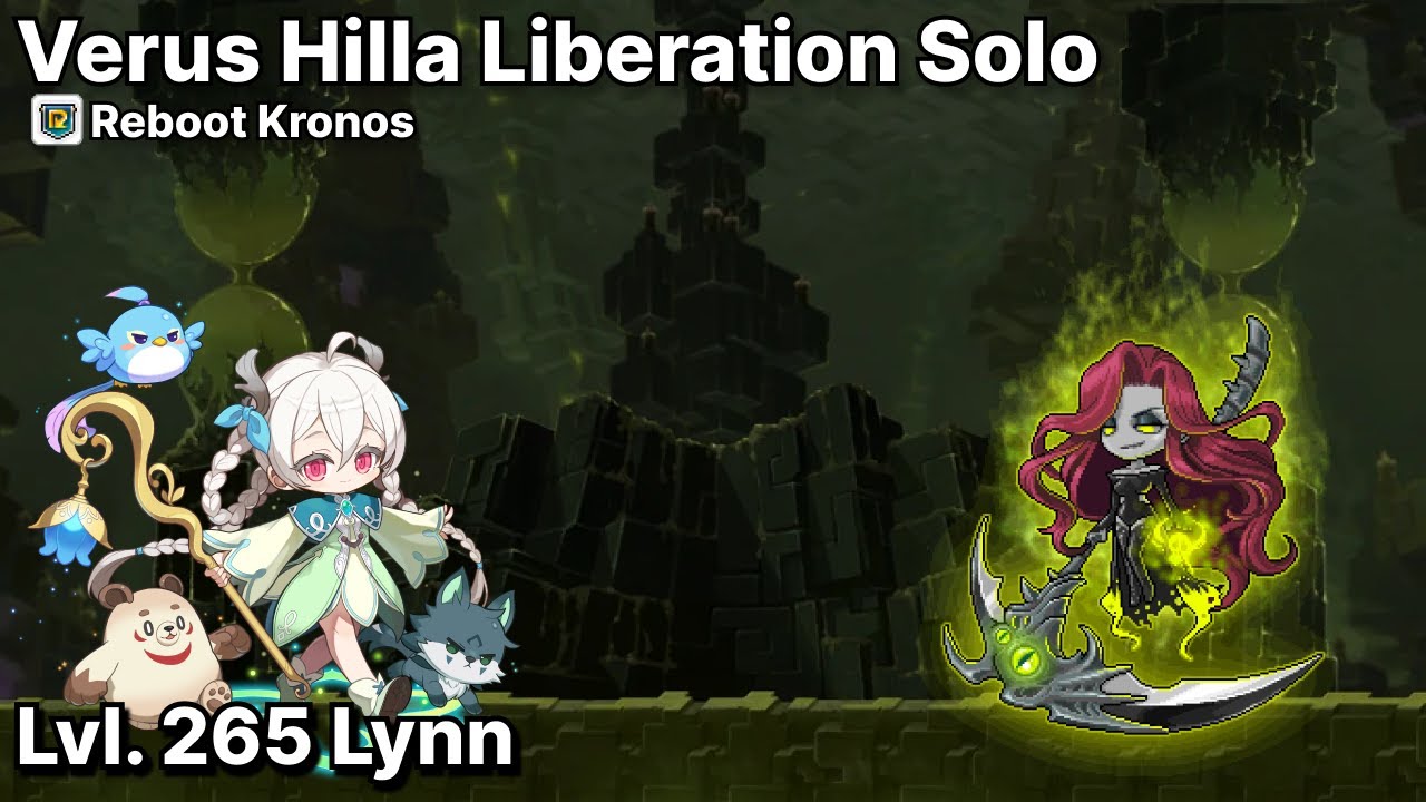 [Lvl. 265 Lynn] Hard Verus Hilla liberation solo [Reboot Kronos]