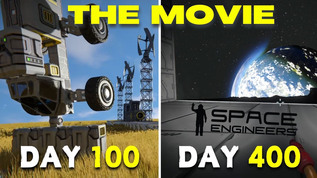 I Spent 400 Days in Space Engineers - THE MOVIE