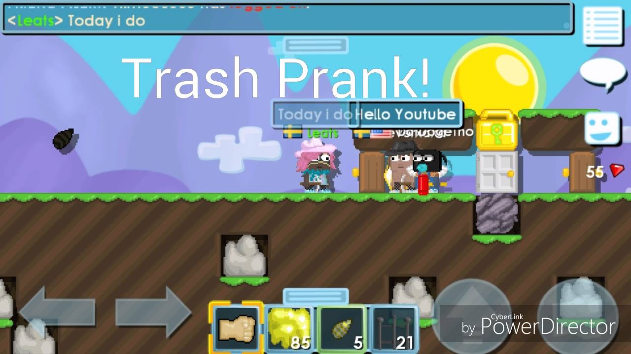 Growtopia | Trash Prank!!